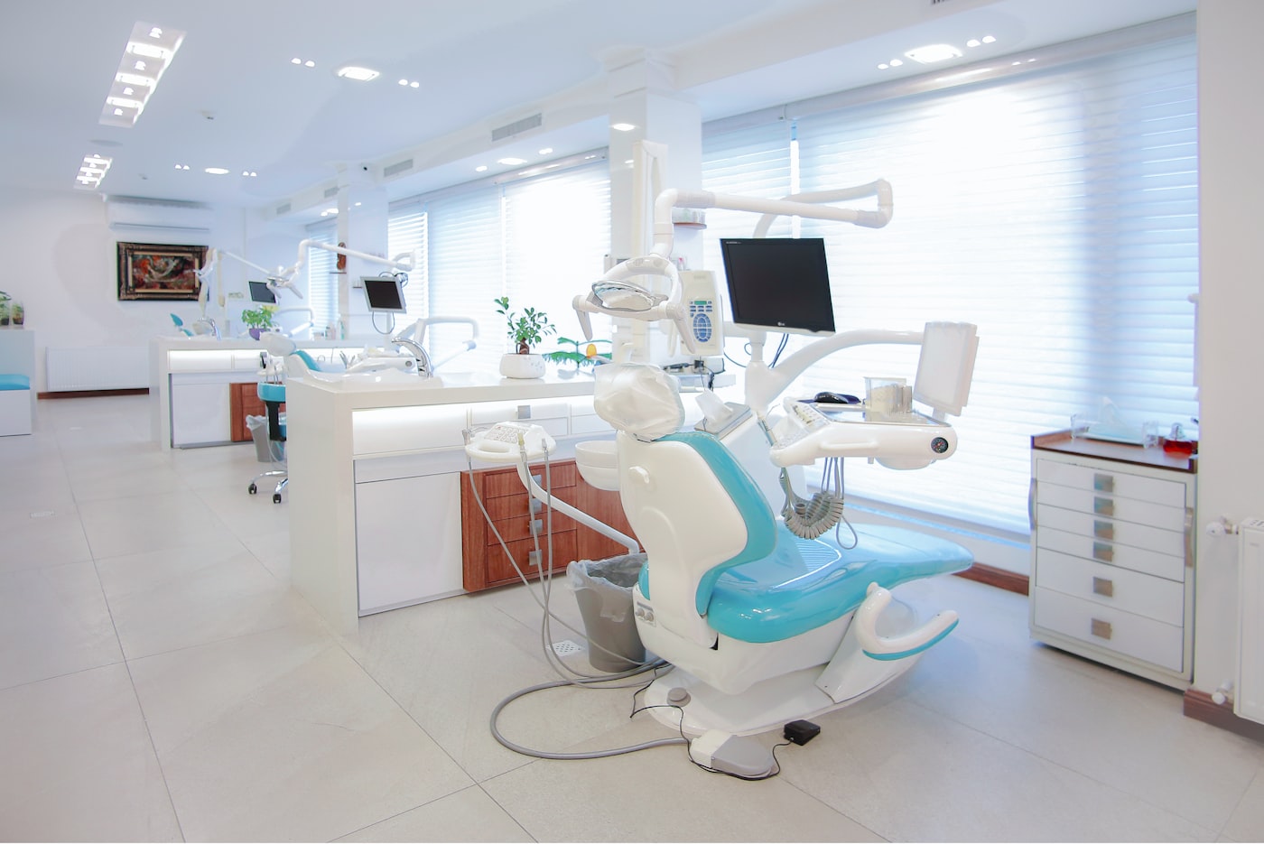 Treatment room of a modern dental clinic